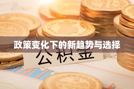 市北政策变化下的新趋势与选择