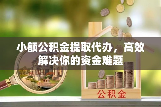 市北小额公积金提取代办，高效解决你的资金难题