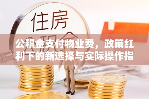 市北公积金支付物业费，政策红利下的新选择与实际操作指南