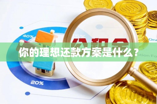 市北你的理想还款方案是什么？